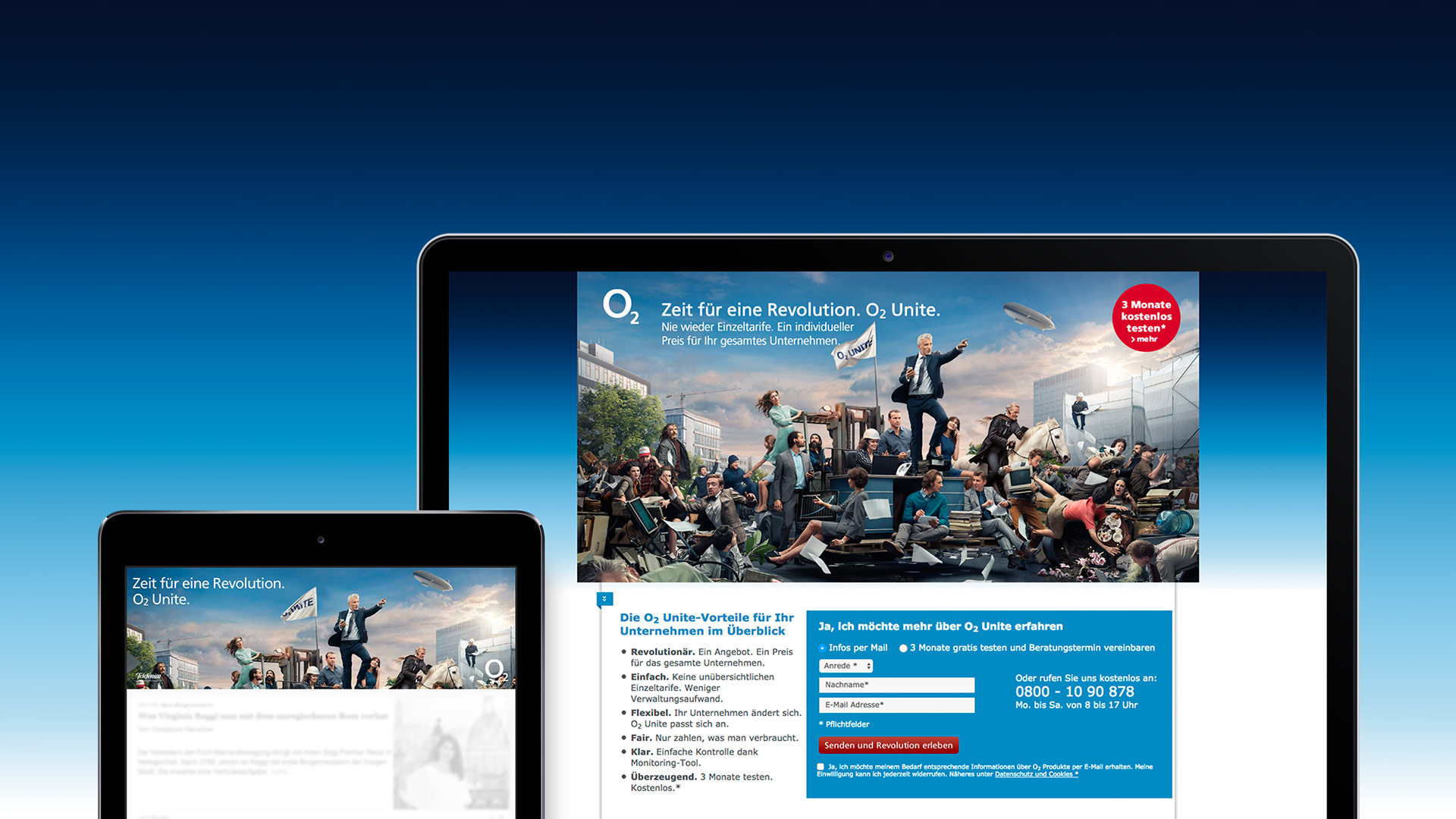 O2 Unite - Beratung, Strategie, Projektmanagement, Programmierung, Website, Kampagne